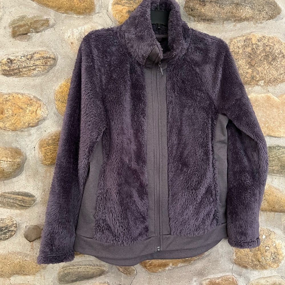 The North Face Plush Purple Teddy Jacket